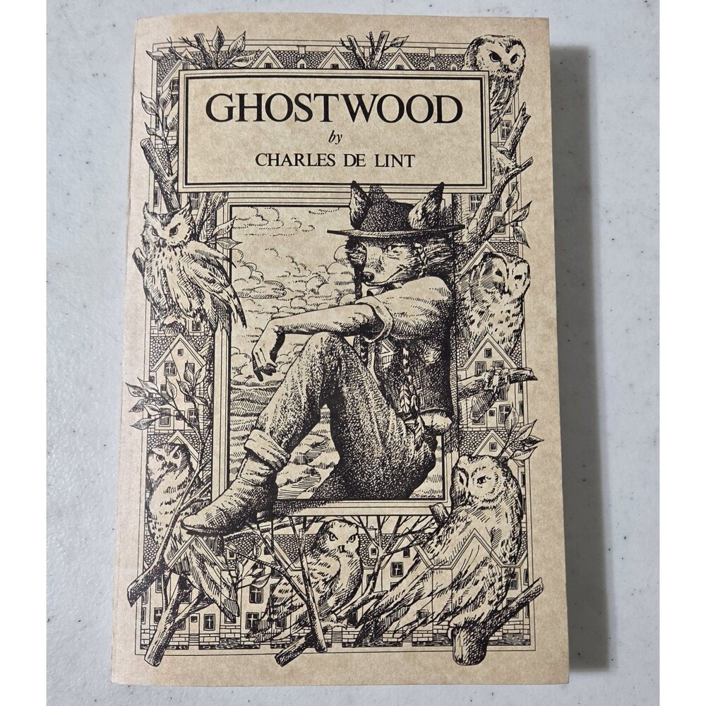 HAND SIGNED Charles De Lint "Ghostwood" (1990, Axolotl Pres, Paperback)